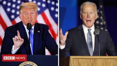Photo of US election results: Trump sues as path to victory over Biden narrows