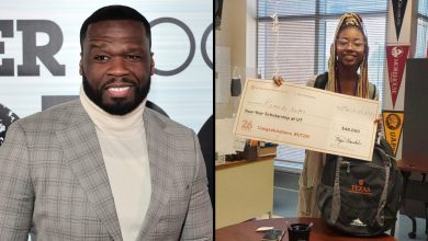 Photo of 50 Cent Awards Houston High School Student Kennedy Nelms With A $48K Scholarship