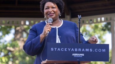 Photo of Stacey Abrams Hitting Kemp Hard On Guns And Medicaid Expansion