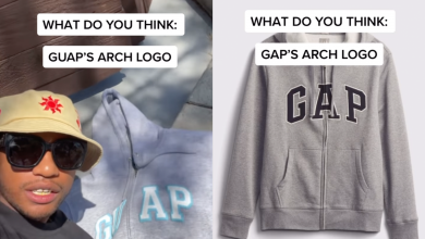 Photo of ‘How Similar Is Too Similar?’ — Guapdad 4000 Says GAP Hit Him With A Cease And Desist Letter, Claiming He Stole Its Logo