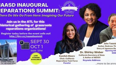 Photo of 5 Things To Know About The NAASD Reparations Summit Planned In Atlanta Sept. 30- Oct. 1