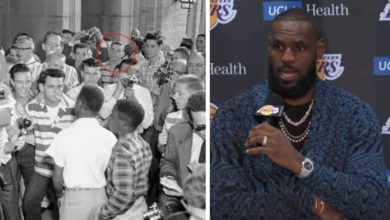 Photo of LeBron James Confronts Media About Ignoring Jerry Jones Photo, Double Standard With Kyrie Irving