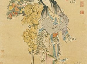 Photo of Magu, the Taoist goddess of hemp- Alchimia Grow Shop