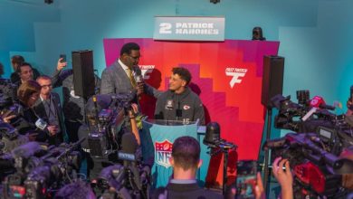 Photo of Super Bowl media day 2024 schedule, TV channel, live streams to watch NFL Opening Night with 49ers, Chiefs