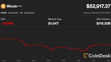 Photo of Bitcoin Bounces to $53K After Brutal Sell-Off Reminiscent of Covid Crash