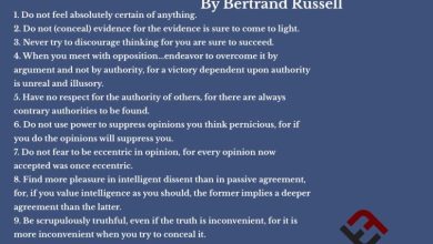 Photo of Bertrand Russell’s 10 Essential Rules Of Critical Thinking –