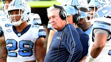 Photo of Tar Heels head football coach Mack Brown, not UNC, will decide when he retires