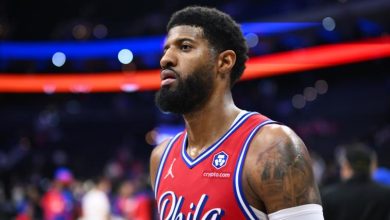 Photo of NBA fans react to Paul George’s choke-job after 76ers crumble in loss to Kings