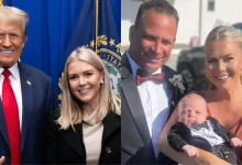 Photo of Donald Trump’s 27-Year-Old Press Secretary and 60-Year-Old Husband’s Shocking Age Gap Sparks Controversy