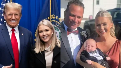 Photo of Donald Trump’s 27-Year-Old Press Secretary and 60-Year-Old Husband’s Shocking Age Gap Sparks Controversy