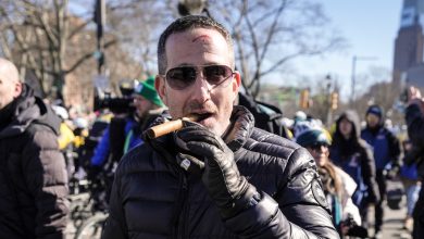 Photo of Eagles GM Howie Roseman on getting hit by beer at Super Bowl parade: 'I bleed for this city'