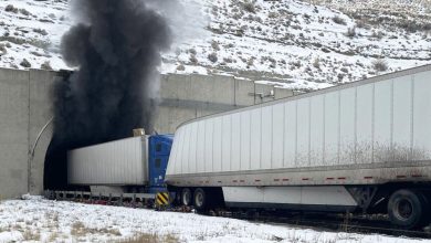 Photo of 2 dead in Wyoming highway tunnel pileup that closed major east-west interstate