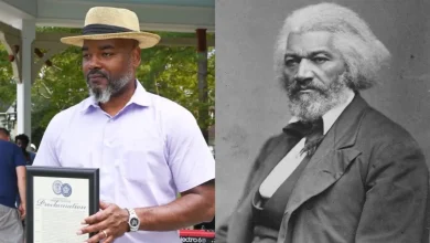 Photo of Frederick Douglass’ Family Outraged Over National Guard’s Withdrawal from Honorary Parade Days After Military Decides to Stop Recruiting from Black Engineering Event