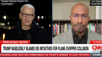 Photo of Van Jones calls President Trump ‘kindergartner’ for blaming DCA plane crash on DEI