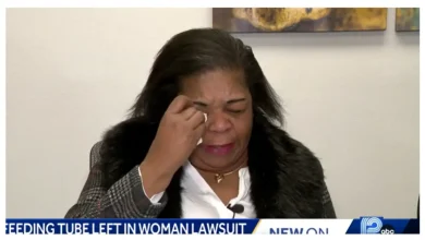 Photo of Woman Who Suffered Persistent Bodily Pains for Decades Discovers Tube Was Left Inside Her Body for 35 Years After Complicated C-Section, Files Lawsuit