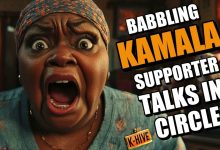 Photo of Babbling Kamala Supporter Talks In Circles