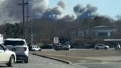 Photo of Brush fires erupt in New York amid strong winds