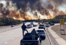 Photo of Brush fire on Long Island that’s scorched 400 acres is 22% contained