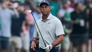 Photo of Tiger Woods says he ruptured his Achilles tendon, an injury that will keep him out of the Masters