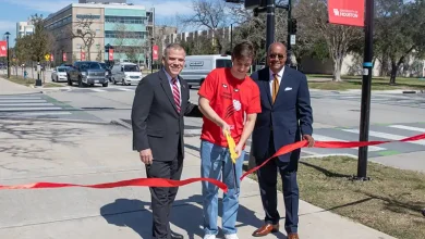 Photo of Commissioner Ellis, UH Officials Cut Ribbon on $19M Cullen Blvd. Construction Project