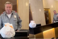 Photo of White Security Guard Berates Black DoorDasher Trying to Deliver Food—Then Instantly Switches Up When White Customer Arrives, Video Shows