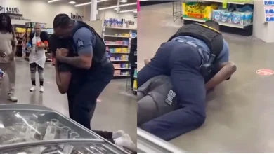 Photo of Video of Off-Duty Kansas City Cop Taking Down Grocery Shopper with Chokehold-Like Move Sparks Controversy