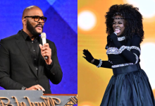 Photo of Tyler Perry eulogizes Angie Stone at funeral: ‘I’m angry at the way she was treated’