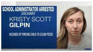 Photo of Assistant Principal Arrested After Lactose-Intolerant 6-Year-Old Girl Was Forced to Clean Own Feces Barehanded After She Was Prevented from Going to Restroom ‘Too Many Times’