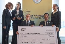 Photo of A Howard University Team Of Finance And Technology Majors Wins $1M For The HBCU In Goldman Sachs Market Madness Competition