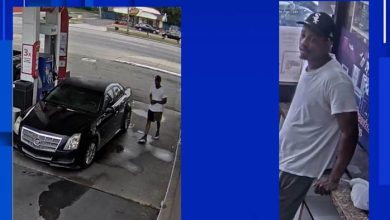 Photo of Detroit police search for man who threw brick at business owner’s car after being denied free drink