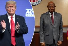 Photo of Trump Praises Liberian Leader’s English, Faces Backlash