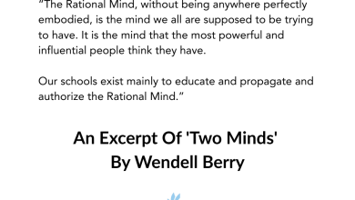 Photo of An Excerpt Of ‘Two Minds’ By Wendell Berry – TeachThought