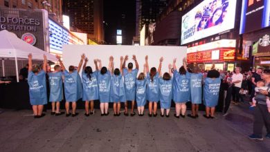 Photo of HS Warriors Take the Runway in Times Square