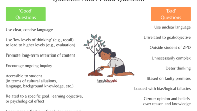 Photo of The Difference Between A Good Question And A Bad Question – TeachThought