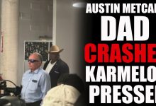 Photo of Austin Metcalf’s Dad Crashed Karmelo Anthony’s Presser