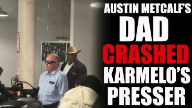 Photo of Austin Metcalf’s Dad Crashed Karmelo Anthony’s Presser