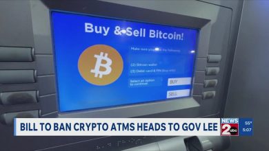 Photo of Bill to ban crypto ATMs heads to Gov. Lee's desk