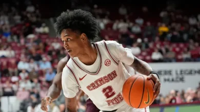 Photo of Is Aden Holloway playing today? Latest updates on Alabama star’s Sweet 16 status after arrest