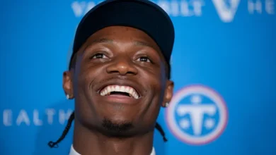 Photo of Titans’ Carnell Tate draft pick raises questions for Wan’Dale Robinson, Elic Ayomanor, Chimere Dike