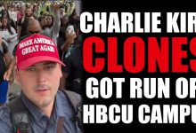 Photo of Charlie Kirk Clones Got Run Off HBCU Campus For This