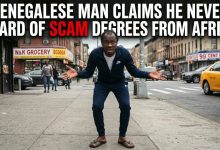 Photo of Senegalese Man Claims He Never Heard of Scam Degrees From Africa