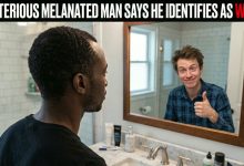 Photo of Mysterious Melanated Man Says He Identifies As White